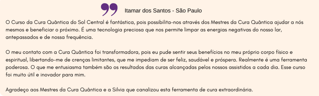 Conhecendo a Cura Espiritual Quântica